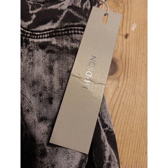 Hudson Womens 27 Black Mid Rise Nico Super Skinny Jeans Stretch NWT $155 - Picture 9 of 10